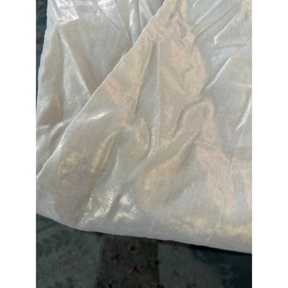 Anne Klein Women's Chalk Gold Linen Blend Trouser Pants Size Medium - Picture 3 of 11